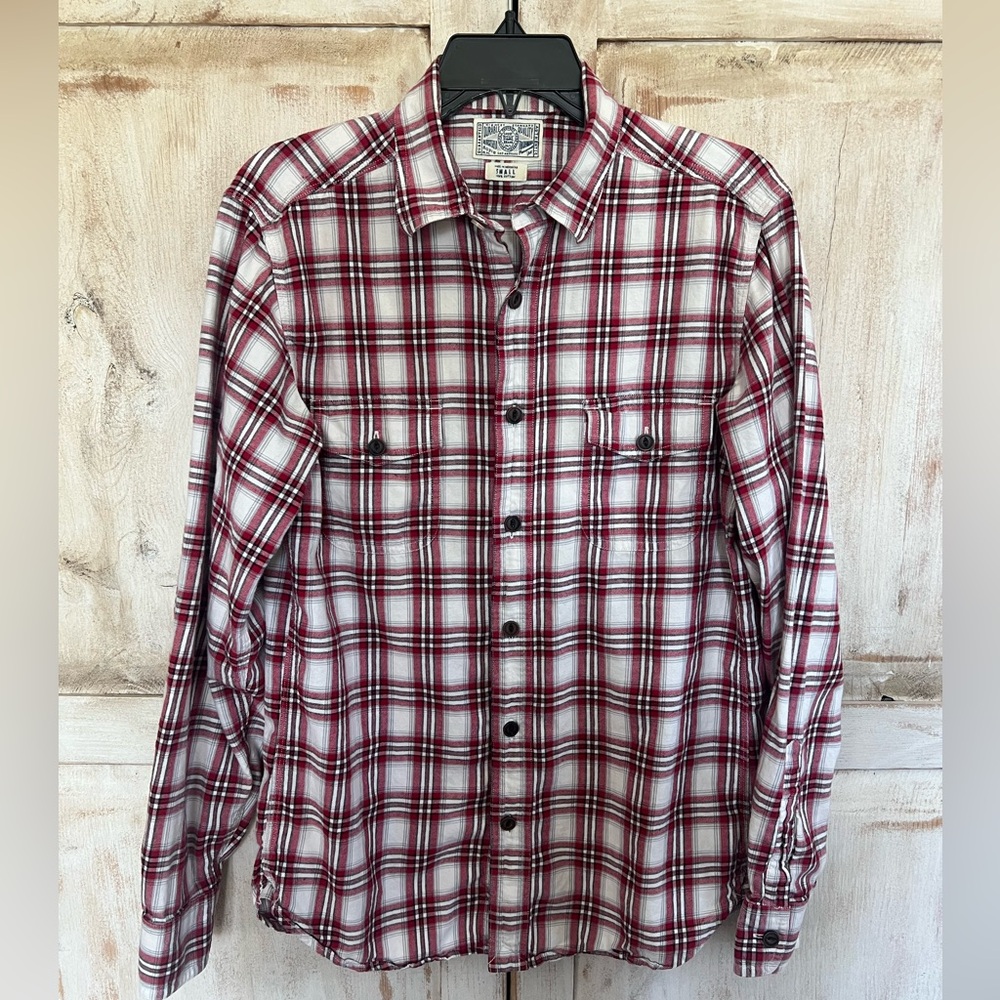 100% cotton Lucky Brand plaid shirt